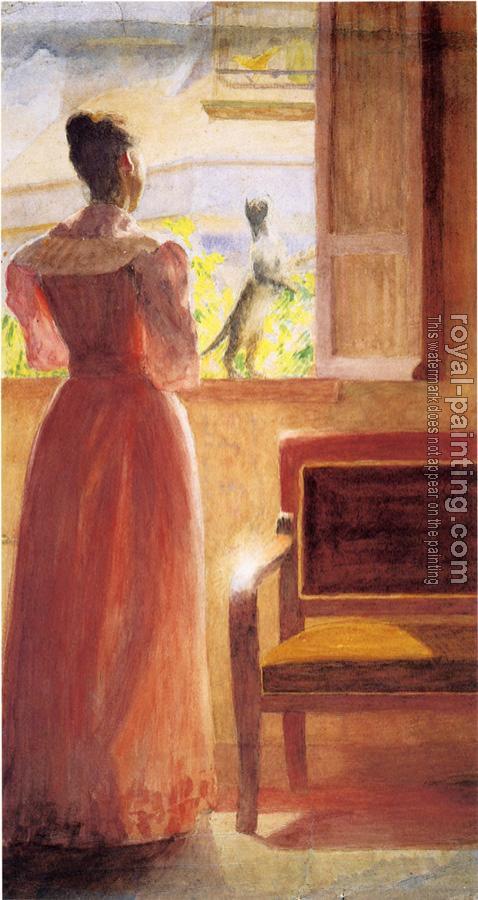Thomas Pollock Anschutz : Lady by a Window